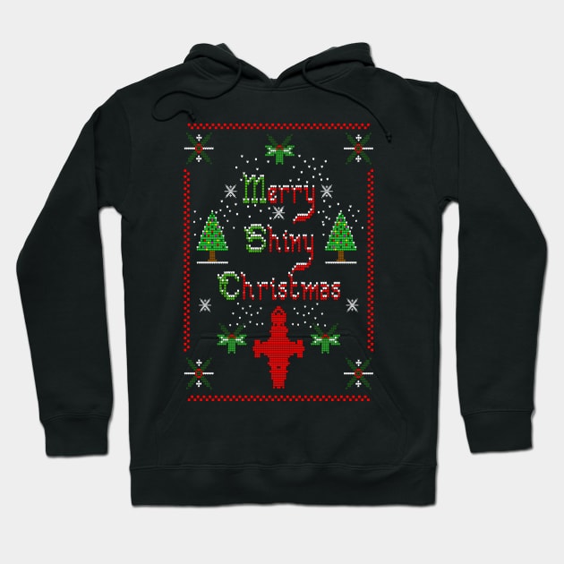 MERRY SHINY CHRISTMAS Hoodie by KARMADESIGNER T-SHIRT SHOP